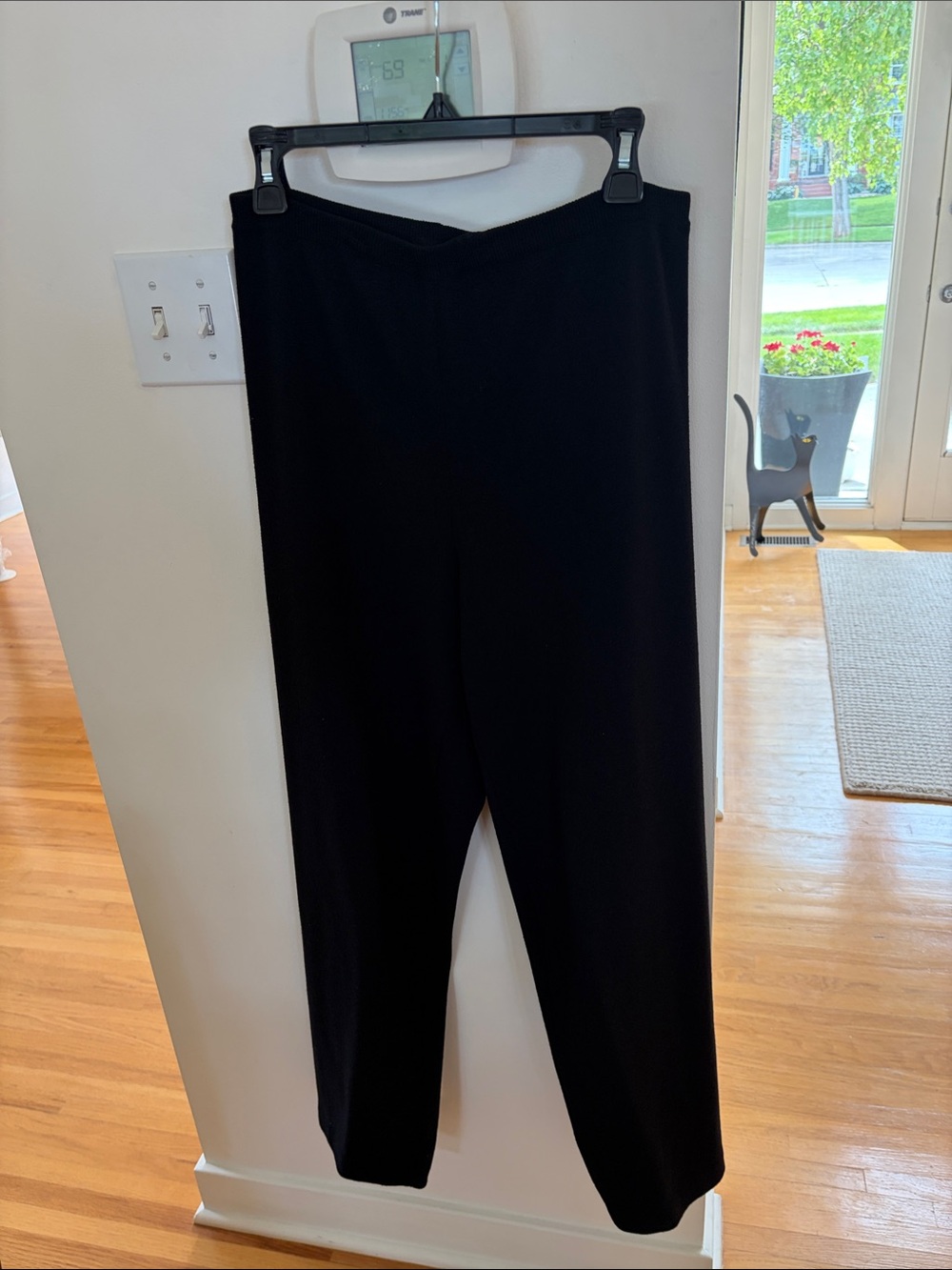 Eileen Fisher Black Straight-Leg Ponte PantsEileen Fisher like new knit pants